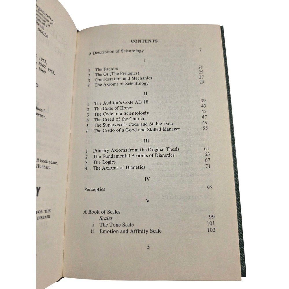 Scientology 0-8‎ The Book of Basics L. Ron Hubbard 1970 First American Edition - Picture 5 of 7